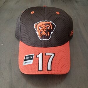 NEW Cleveland Browns Hat Cap Youth Strap Back Brown Orange NFL Football Boys‎